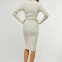 Lori Ribbed Midi Dress