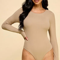 Taylor Ribbed Long Sleeve Bodysuit