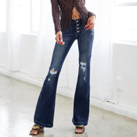 Stella Mid Rise Flare Jeans