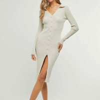 Lori Ribbed Midi Dress