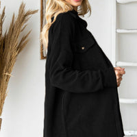 Lorie Textured Button Up Top