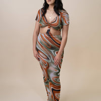 Yesenia Marble Maxi Dress