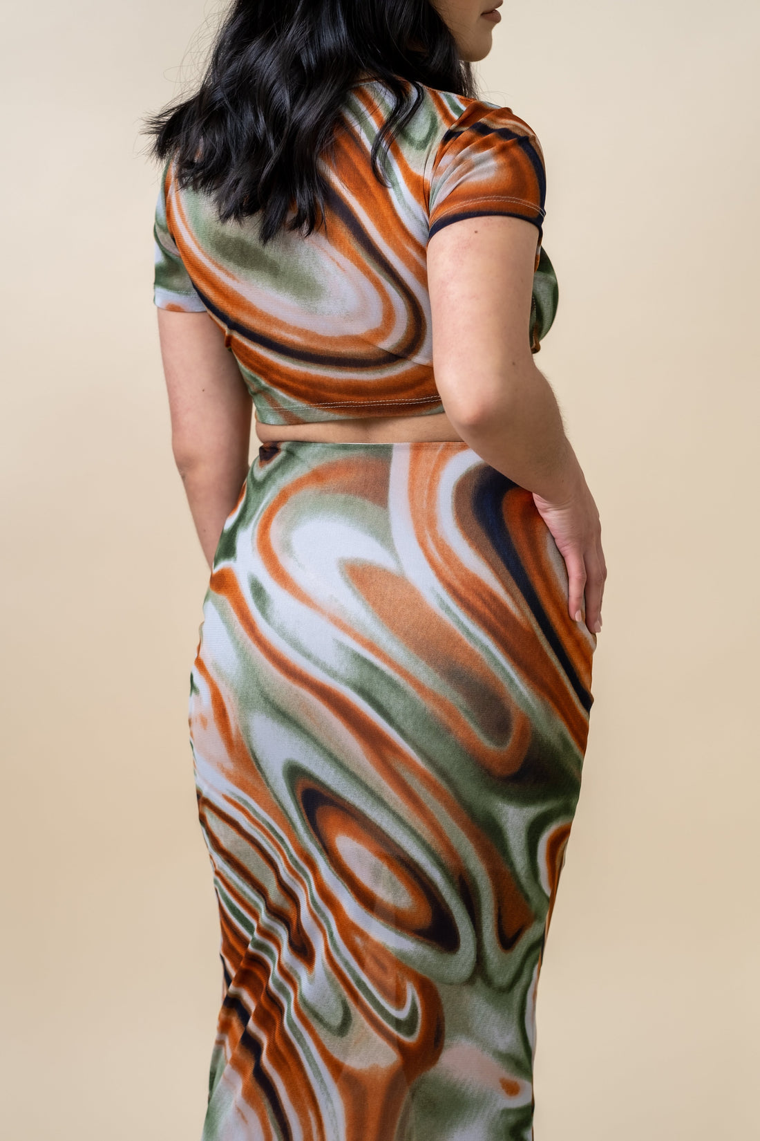 Yesenia Marble Maxi Dress
