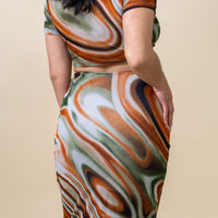 Yesenia Marble Maxi Dress