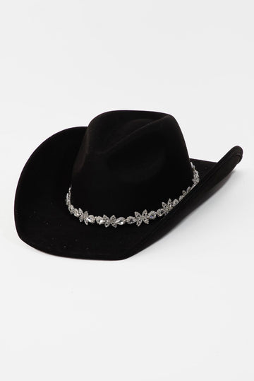 Zoë Floral Rhinestone Cowboy Hat