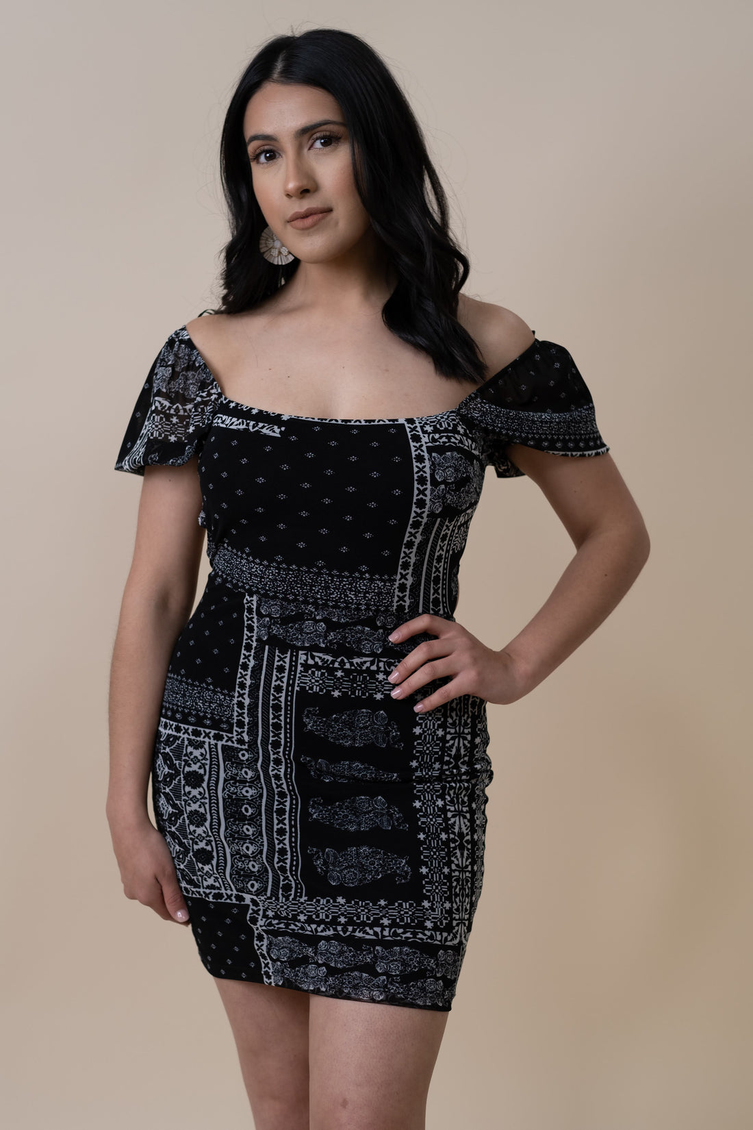 Isabella Mesh Bandana Dress