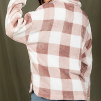 Julia Plaid Fleece Shacket