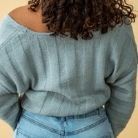 Jade Knit Cropped Sweater