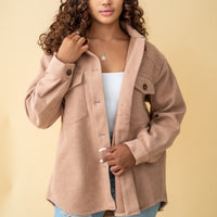 Sierra Mauve Oversized Jacket